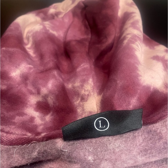 BNWT CIVIL REGIME CRANBERRY MARBLE WASH LARGE MENS UNISEX TIE DYE HOODIE - Picture 8 of 16